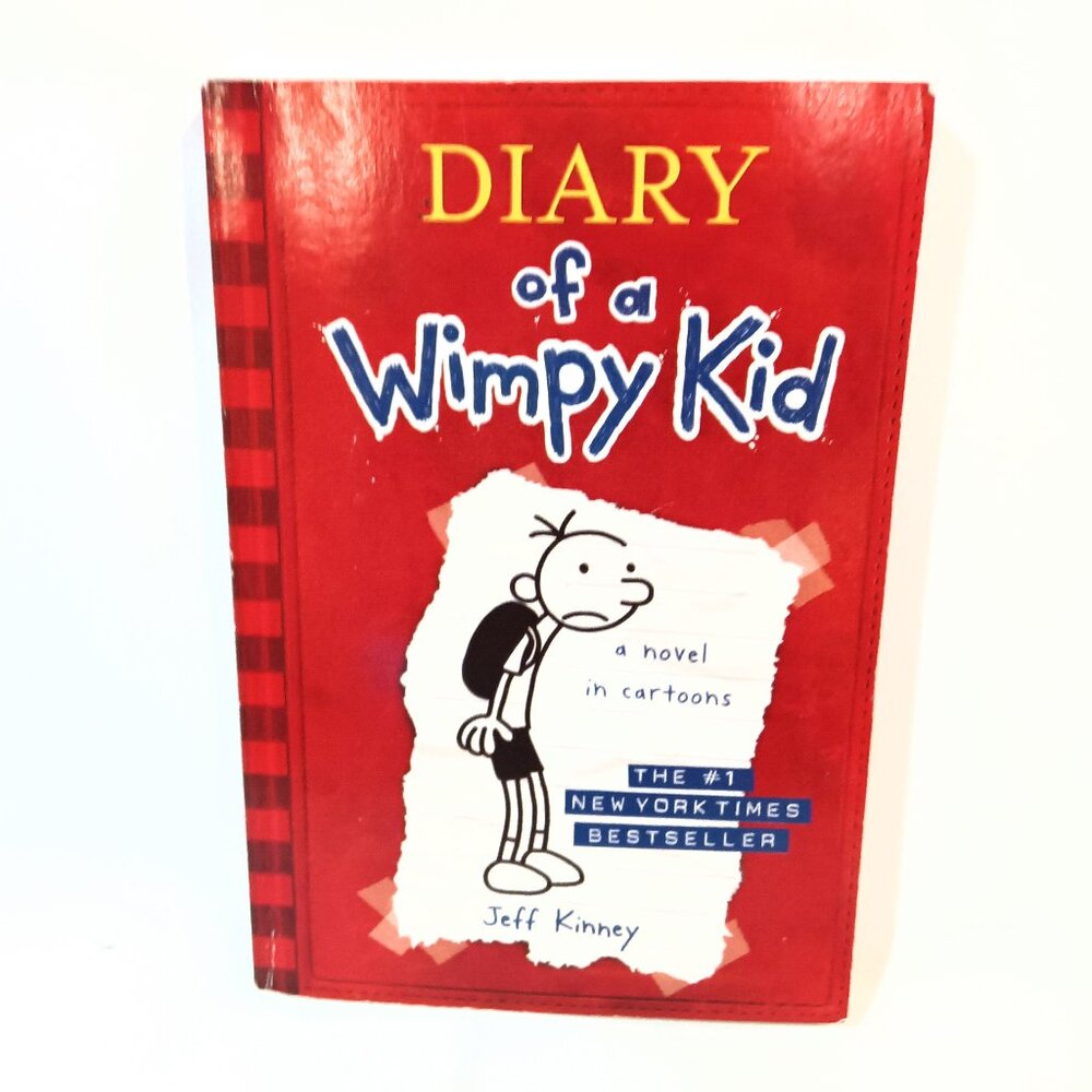 Diary Of A Wimpy Kid by Jeff Kinney NEW Book A Novel In Cartoons